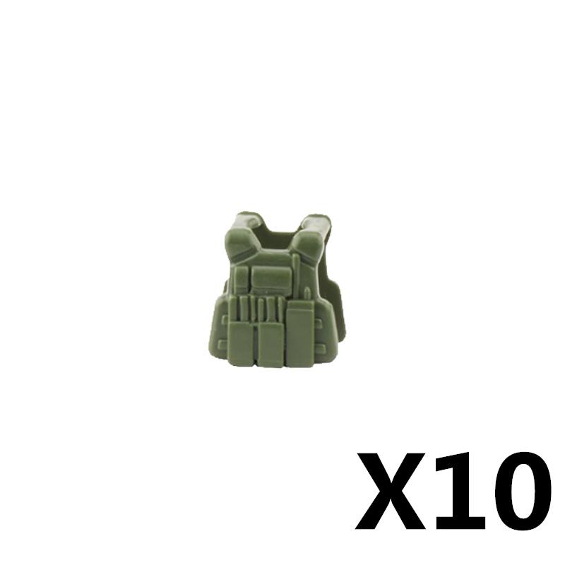 Военная Фигурка MOC Детали Строительных Блоков Жилет Снаряжение Советский Американский Солдат Шлем Кепка Набор Мини Кирпичный Конструктор Подарок K48