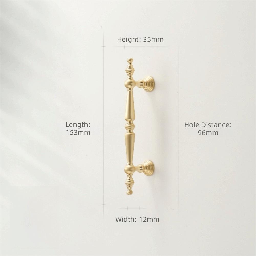 Zinc Alloy Wardrobe Pulls Vintage Drawer Pulls Durable Furniture Handles for Furniture