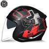 ORZ Половинные Мотошлемы Двойные Линзы Скутер Мото Шлем Casco village Езда capacete de moto мотокросс Шлемы