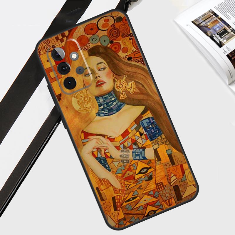 Художественный чехол Густава Климта для Samsung Galaxy A12 A22 A32 A52 A56 A36 A26 A16 A06 A54 A34 A14 A13 A53 A15 A35 A55