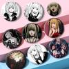 Anime Death N-Note Misa Button Brooch Cartoon Character Lapel Pins for Bag Hat Shoes Custom Jewelry Badge Accessories Toys Gifts