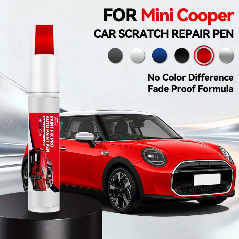 For Mini Cooper 1990-2026 Paint Repair Pen Touch Up Scratch Remover DIY Auto Accessories Black White Silver Gray Blue Red