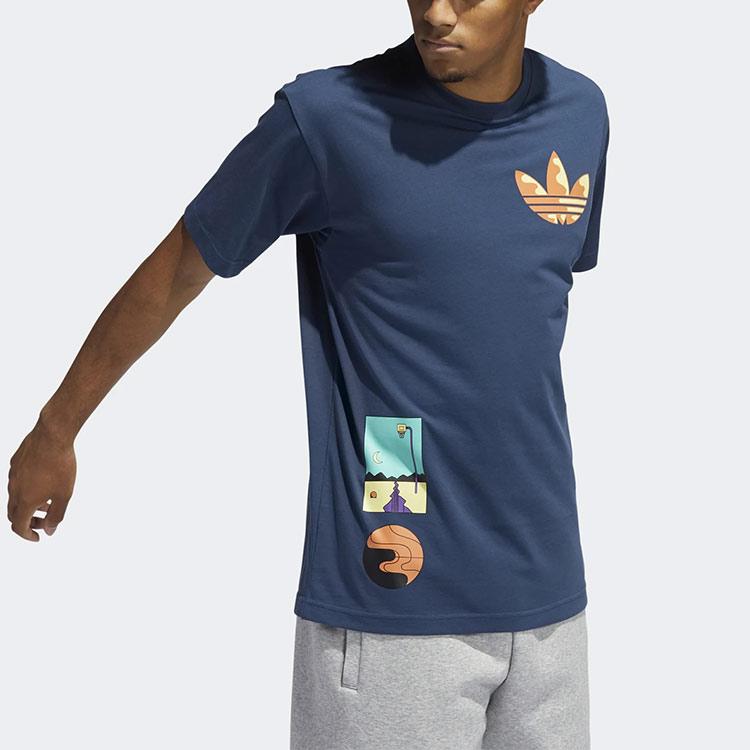 adidas Мужская футболка Originals Морской синий GN3902