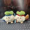 With Voice Stuffed Cabbage Chicken Keychain Cartoon Chicken Plush Keychain  Car Key Accessories