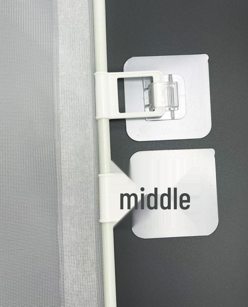 Очень длинные выдвижные ворота для домашних животных - Без сверления, Внутренняя ограда от побега кошек, Сетка для изоляции собак