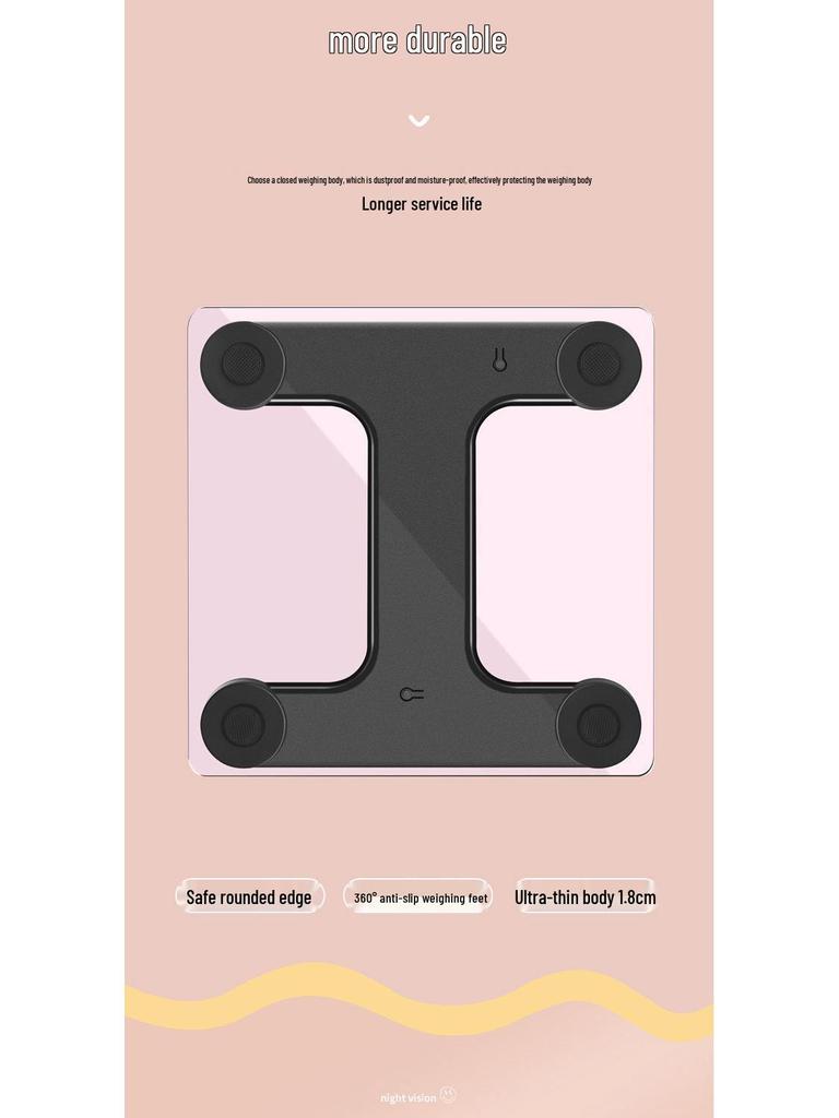 Перезаряжаемые бытовые электронные весы - Точные и стильные для управления здоровьем