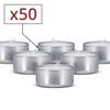 Tea Lights - 50 Units - 8 Hours - White - Classic