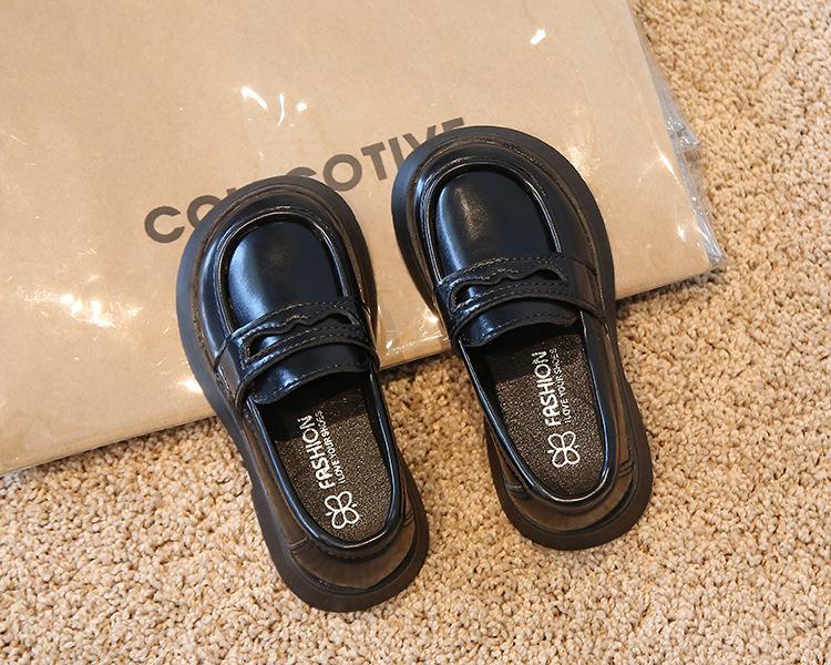 Корейские ретро повседневные детские туфли из кожи, новые осенние туфли в британском стиле