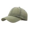 Fashion Hat ins new spring and summer outdoor sports leisure light and breathable waterproof solid color baseball cap plain baseball cap tide