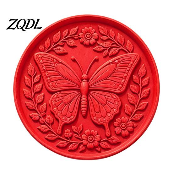 Personalized Backyard Decor Silicone Stepping Stone Mold, Hummingbird/Squirrel/Turtle/Owl/Fox/Butterfly/Frog Paver Molds, Reusable Concrete