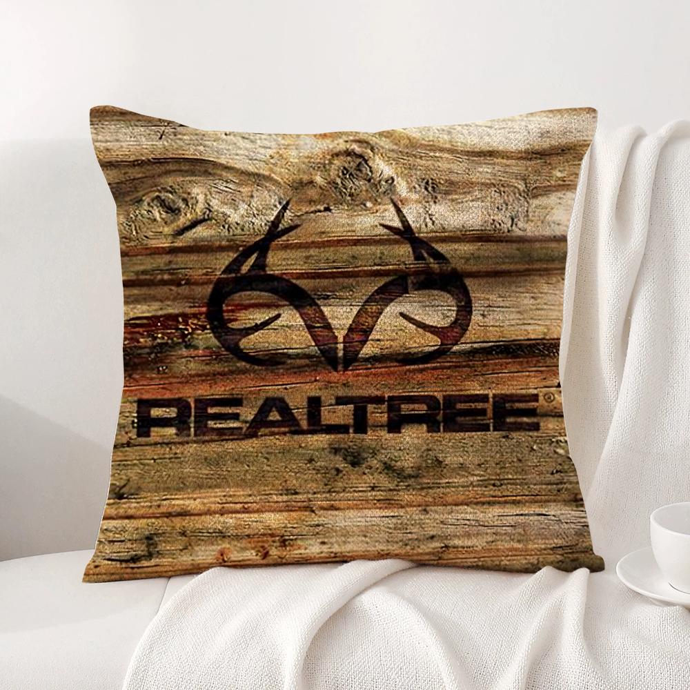 Крутая наволочка R-Realtree Летняя прохлада Льняная ткань Двусторонняя печать Чехол на подушку Диван Домашний декор Подарок