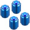 HASEPRO CAV-2B Магический Карбон Колпачок Воздушного Клапана, Синий/Синий, 4 Штуки