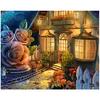 5d DIY Diamond Painting Scenery Cross Stitch Diamond Embroidery House Flower Full Round