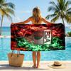FC Augsburg FC print Quick Dry Beach Towel Microfiber Absorbent Portable Travel Swimming Towel