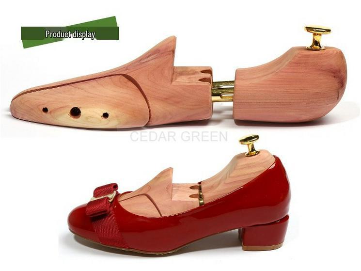 Adjustable North American Cedar Shoe Stretcher: Anti-Crease Wooden Expander for Men's & Women's Shoes