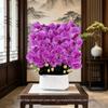 High-Grade Artificial Phalaenopsis Orchid Potted Plant for Floral Arrangements