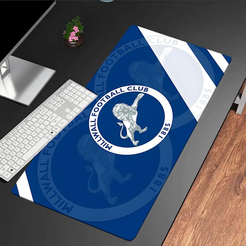 Millwall Fc Crest Design Mouse Pad, Rubber Base, Mouse Pad for Gamers and Office Use, Gaming Desk , Easy To Clean Mat Christmas fan gifts