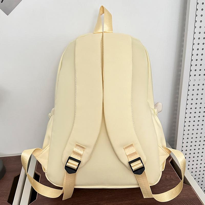 Fashion Shoulder Bag College Cute Simple Backpack Premium Sense Schoolbag Travel Bag Large Capacity