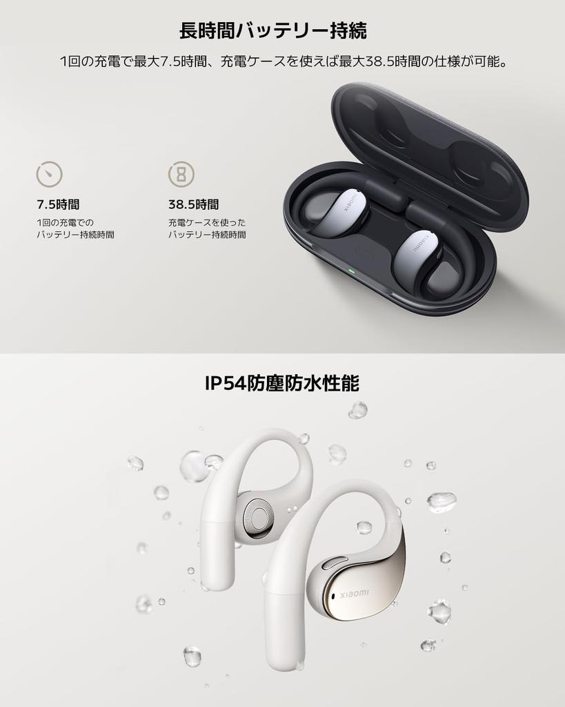 Xiaomi Стерео наушники Openwear Open Ear Earphones OWS Earphones Беспроводные наушники Совместимые наушники Bluetooth Google Fast Pair Cosmic Gray Hi-Res