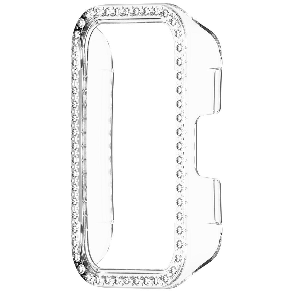Бриллиантовый чехол для HUAWEI Band 10 9 8 Аксессуары Всесторонний Жесткий Полый ПК Бампер Рамка чехол для huawei band10 band9 band8