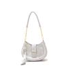 New Chinese-style armpit bag 2024 summer new model, simple velvet baguette bag for commuting, single shoulder crossbody women's bag
