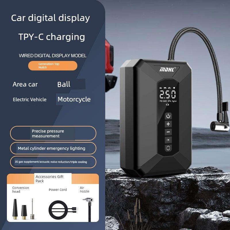 German Japan Import Technology New Arrival Vehicle Air Pump Car Portable Air Pump Electric Lighting Car None