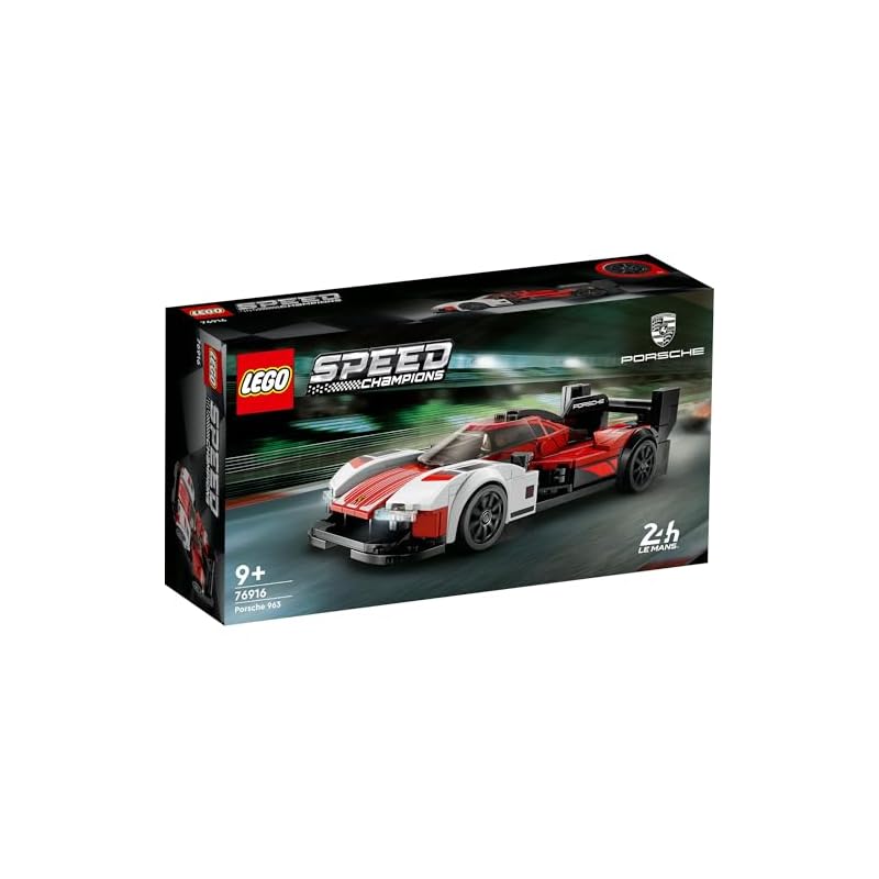 Игрушка LEGO Speed Champions Porsche 963 - Идеальный подарок на день рождения, Рождество, для мальчиков, девочек, детей в возрасте 9, 10, 11 лет, учеников начальной школы -