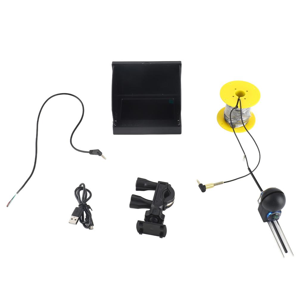 Underwater Fishing Camera Kit with 4.3in LCD Monitor IP67 Deep Water Resistant for Sea Ice Lake