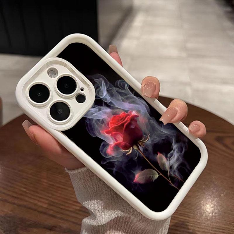 Минималистичный чехол с цветочным рисунком и розами для Xiaomi 14T 13T 12T Pro 11 Lite 5G 14 13 12, противоударный, матовый, мягкий силиконовый.