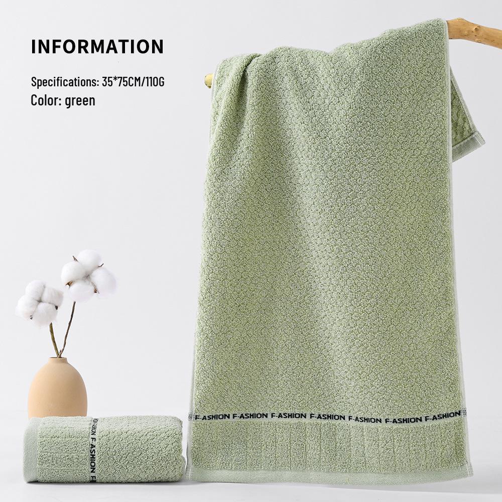 Утолщенное мягкое впитывающее хлопково-полиэстеровое полотенце для лица - подарок для домашнего использования