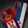 Флаг Сербии Значок Чехол для телефона Для iPhone 16e 15 14 13 12 11 Pro Max XS X XR SE 7 8 Plus Чехол iPhone 16 Мягкий ТПУ Чехол