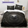 Black eagle Pattern Bedding Home Decoration Birthday Gift (1 * duvet cover + 2 * pillowcase, without core)
