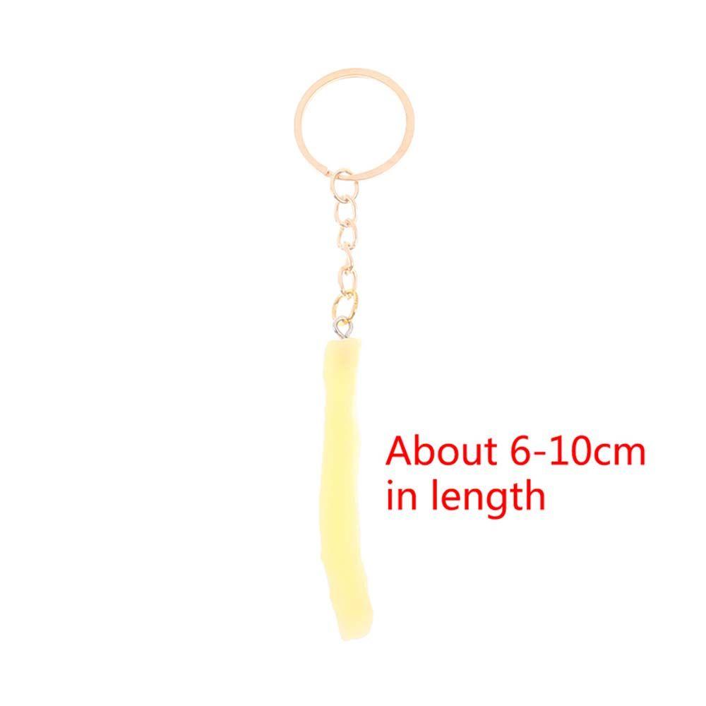 Legs Chicken Nuggets Fried Chicken Key Chains Key Rings Food Pendant Imitation Food Keychains