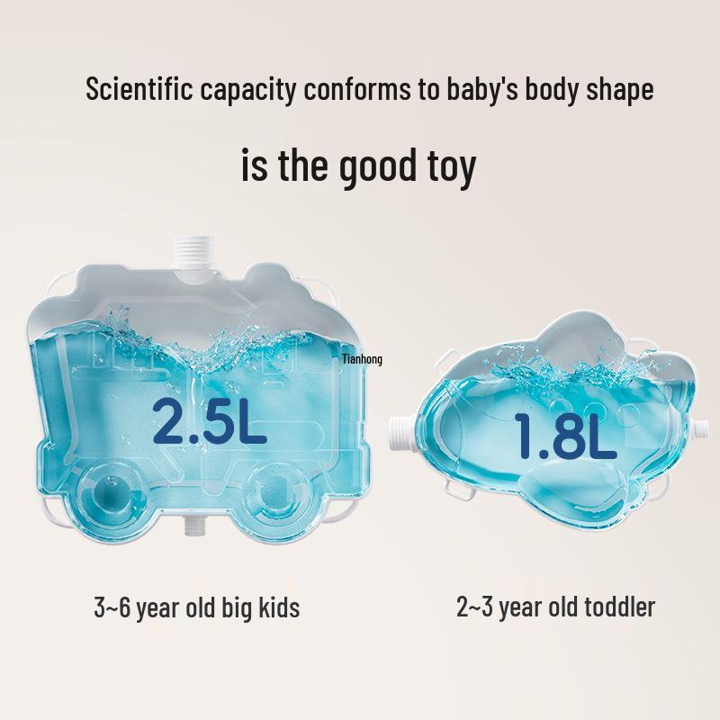 Детский рюкзак-водяной пистолет большой вместимости с выдвижным механизмом для брызг водой