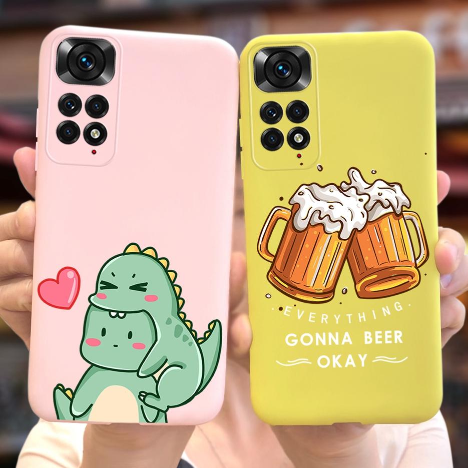 Для Xiaomi Redmi Note 11 Чехол Redmi Note 11S 4G Стильная Конфетная Расписная Крышка Мягкий ТПУ Чехол для Телефона Для Redmi Note 11 Pro Plus Оболочка