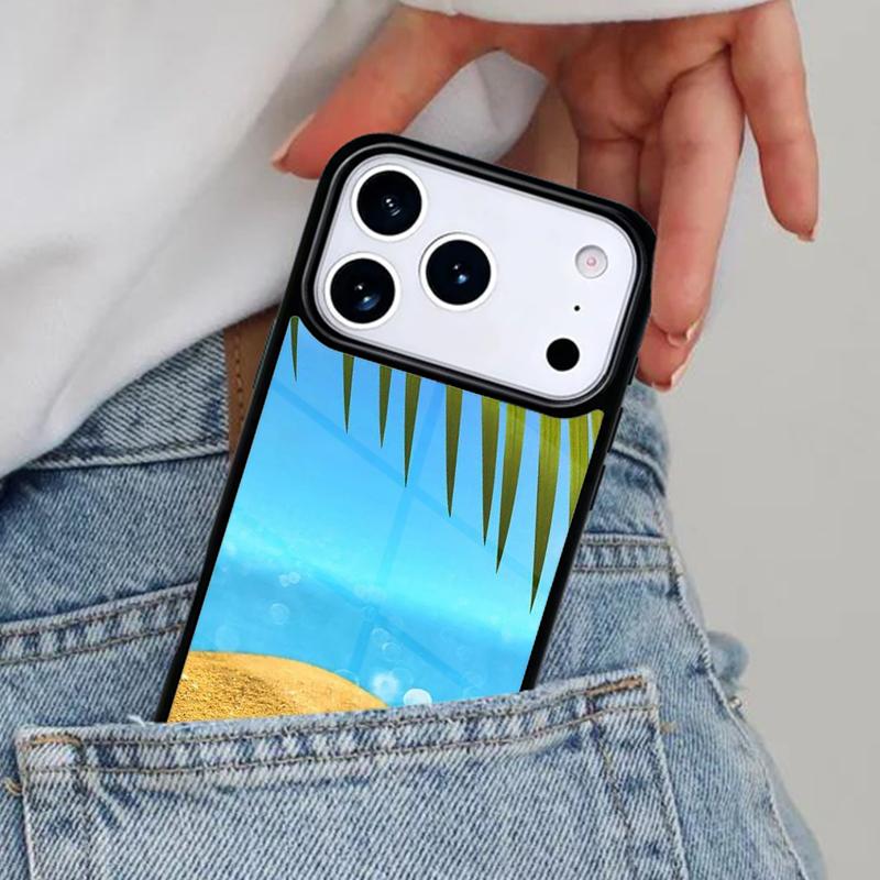 Чехол для телефона 'Пляж Море Небо' для iPhone 16e 15 14 13 12 17 Pro Max Plus Air 17pro Чехол