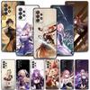 Game Genshin Impact Anime Cartoon Samsung A51 A12 A52 A21s A71 Phone Case For Galaxy A32 A31 A02s A72 A11 A41 A22 A03s Cover