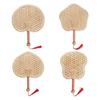 DIY Chinese Style Pushan Environmentally Friendly Cooling Fan Hand Fans Woven Fan Home Decoration