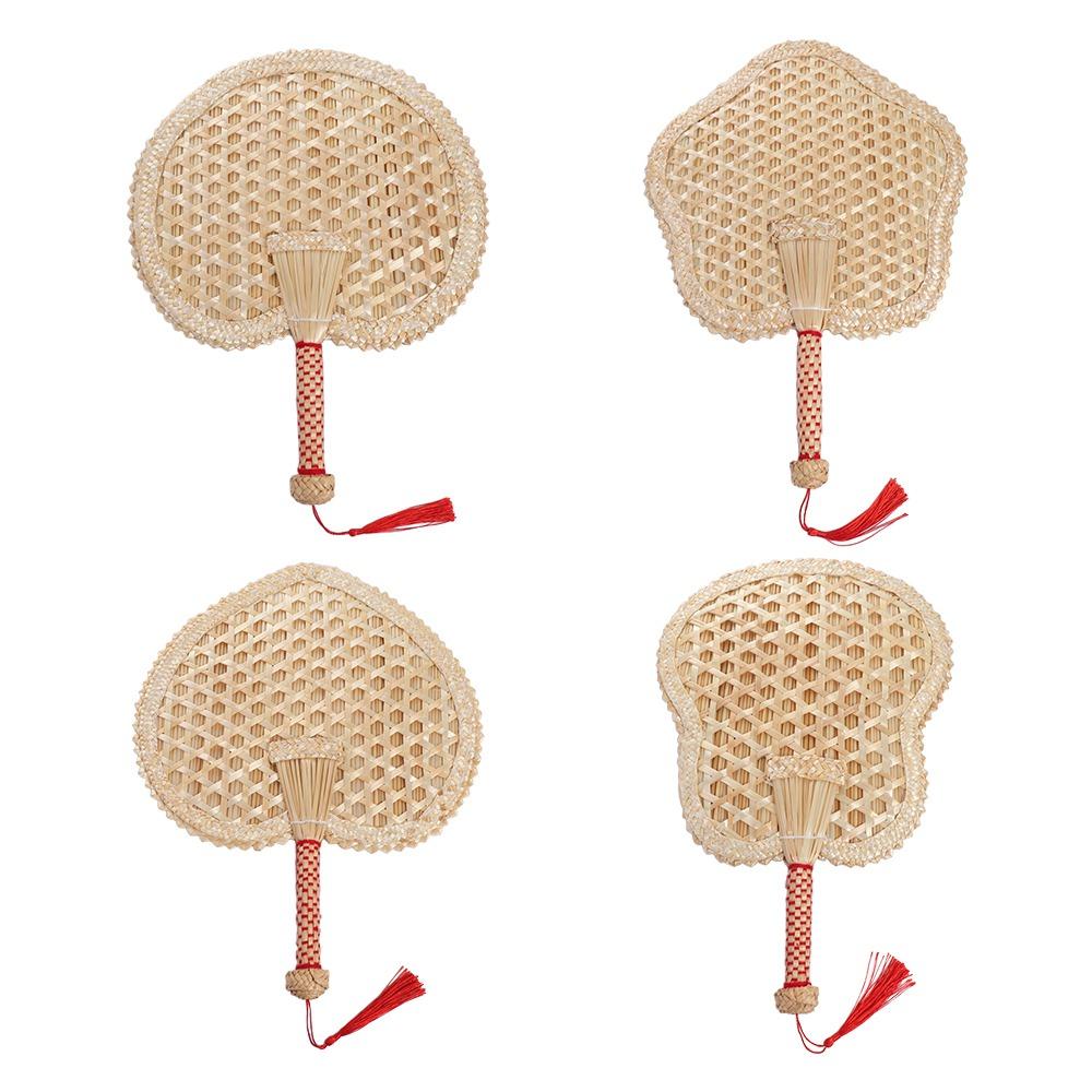 DIY Chinese Style Pushan Environmentally Friendly Cooling Fan Hand Fans Woven Fan Home Decoration