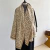 Imitation Cashmere Flower Scarf Women'S Winter Korean Version Dongdaemun Shawl Versatile Cute Thickened Scarf Tide