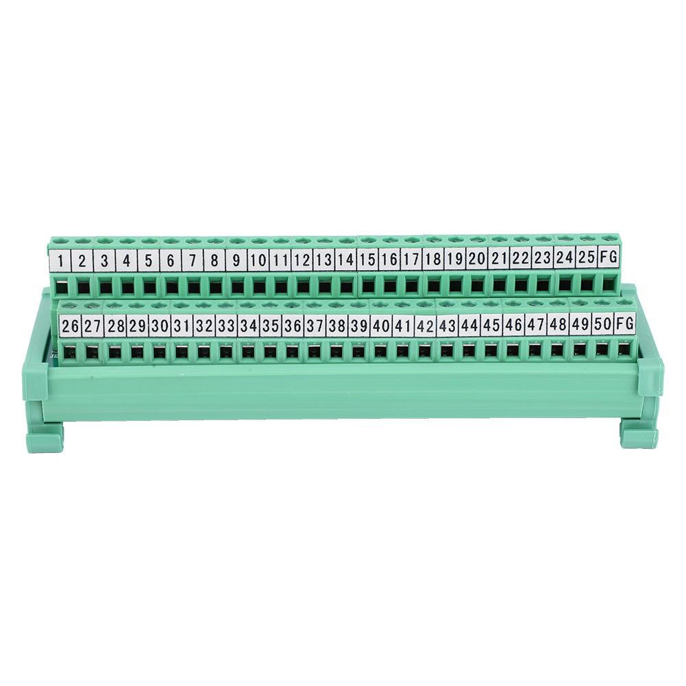 Клеммный блок Кабельный разъем Модуль ПЛК SCSI50 P 35мм DIN-рейка Электрооборудование