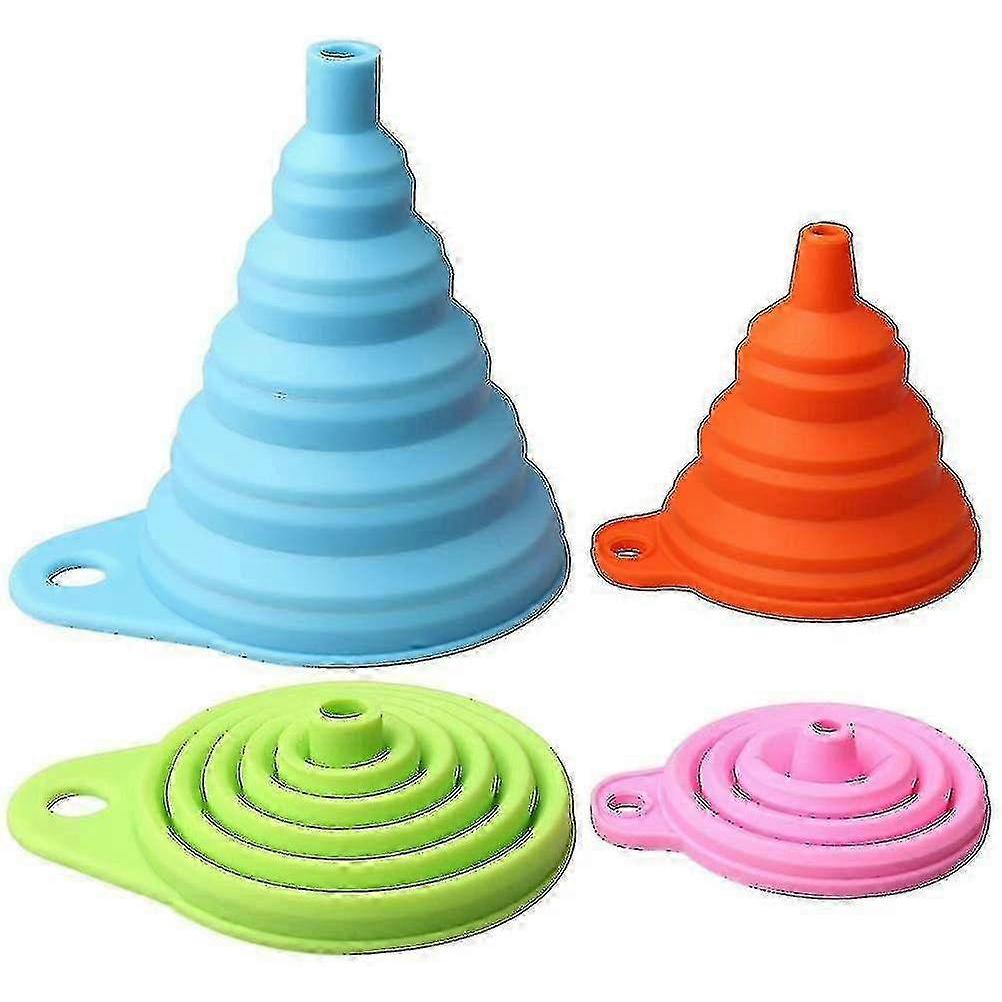 Collapsible funnel, FDA approved silicone collapsible funnel, suitable for liquids and powders