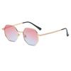 Fashion New Polygonal Metal Sunglasses Retro Ladies Glasses Classic Trend Luxury Driving Travel Eyewear Uv400