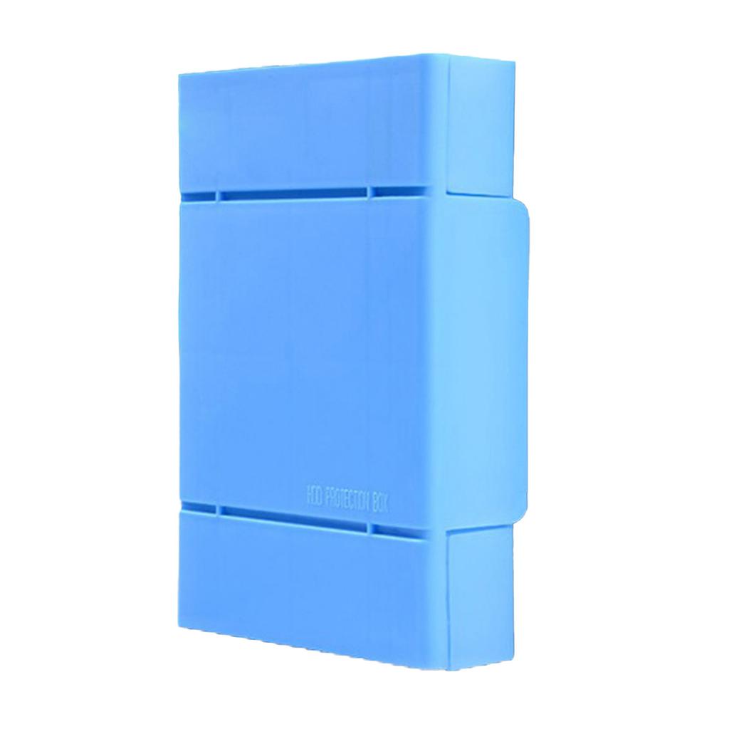 Защитный чехол для жесткого диска, красочный 3,5-дюймовый ящик для хранения жесткого диска с защитой от ударов для безопасного хранения данных