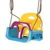 3 in 1 Detachable Kids Swing Seat with Seatbelt. Adjustable Rope for Indoor. Outdoor. Light Blue