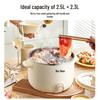 Bear 2.5L Multi-function Electric Cooker with Steamer CN plug (adapter included)