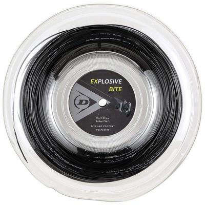Dunlop Explosive Bite Теннисная струна DST12011 Катушка, 240м, Черный, 1.32мм,