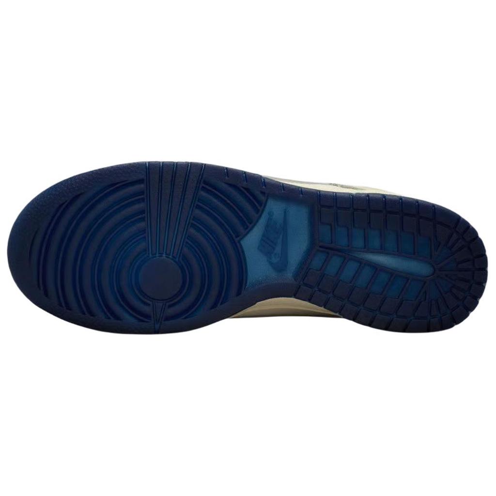 Nike Женские кроссовки Dunk Low Soft Pearl кремовые, полуночно-синие, разноцветные IM6571-027