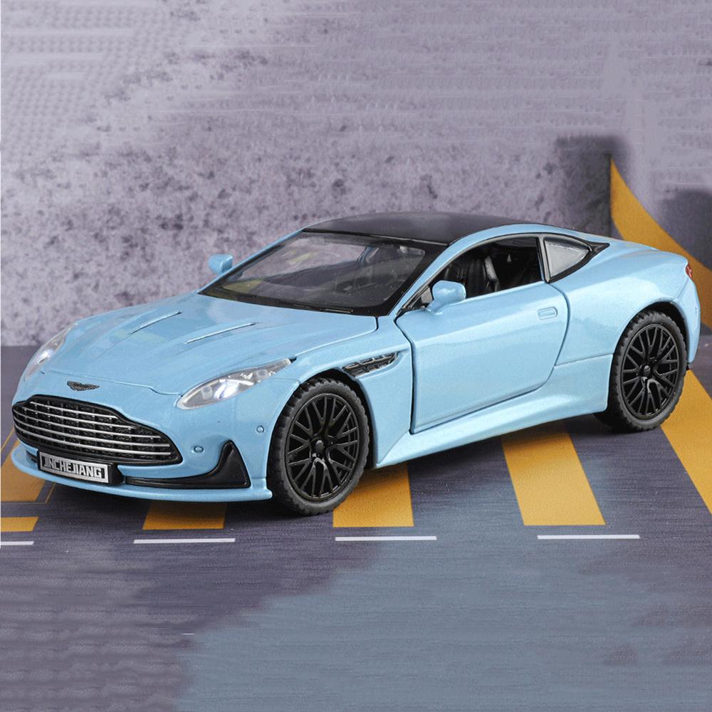 1:32 Alloy Diecast DB12 Valkyrie Cars Model Toy 4 Doors Opened Miniature Sports Car Wheel Pull Back Vehicles Kids Birthday Gifts
