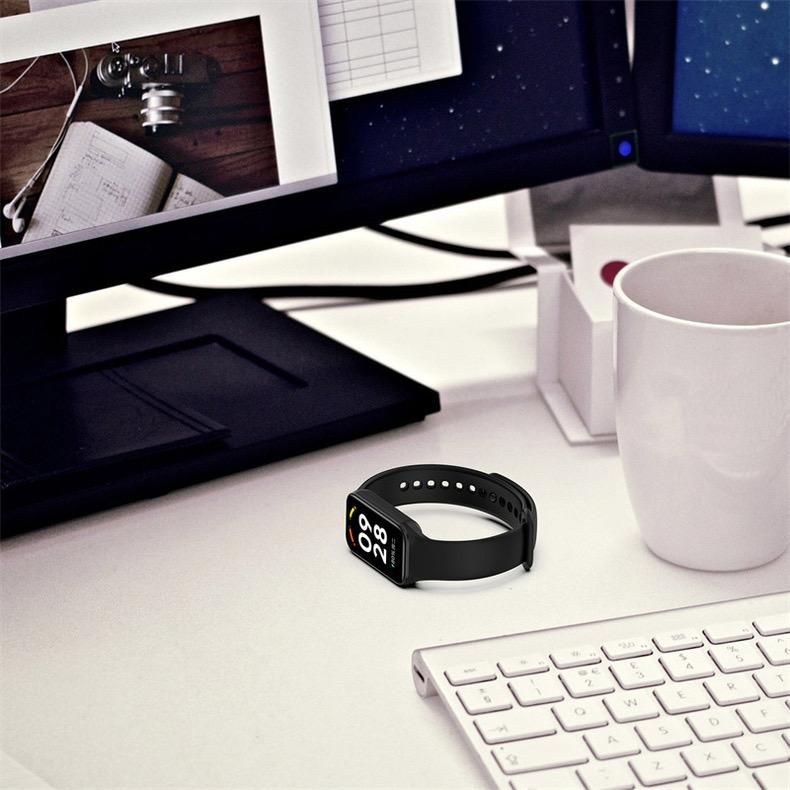 8pcs-Suitable for Redmi smart band 2/Redmi smart band 2/Xiaomi band 8 active silicone strap